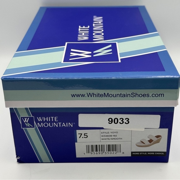 White Mountain Yoyo Woven Wedges 7.5M - Picture 7 of 8